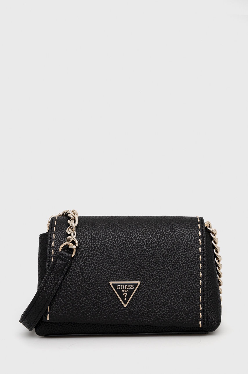 

Чанта Guess в черно, Черен