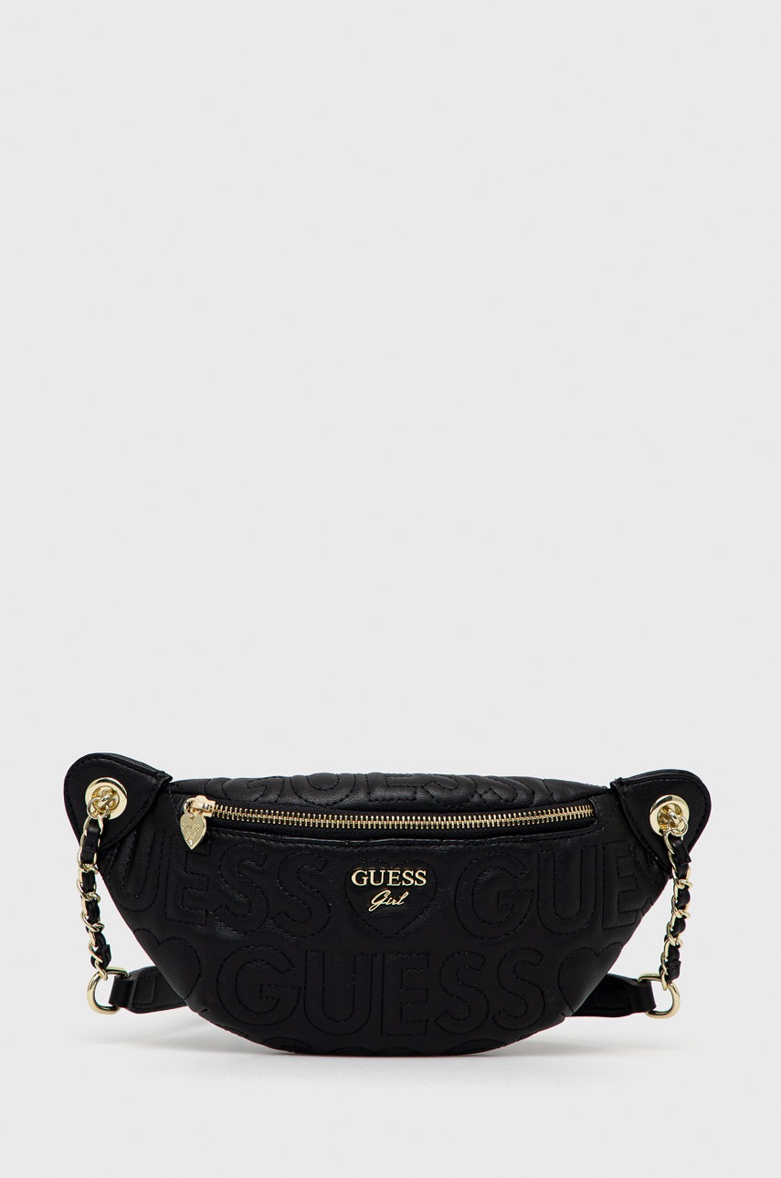 

Guess - Детска чанта за кръст, Черен