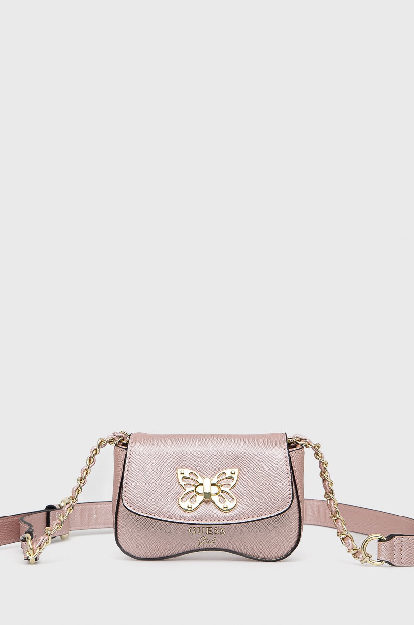 

Детска чанта Guess в розово, Розов