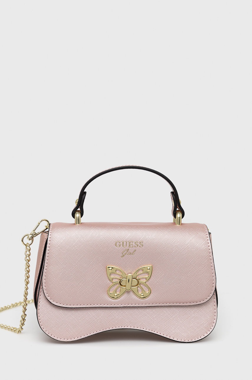 

Детска чанта Guess в розово, Розов