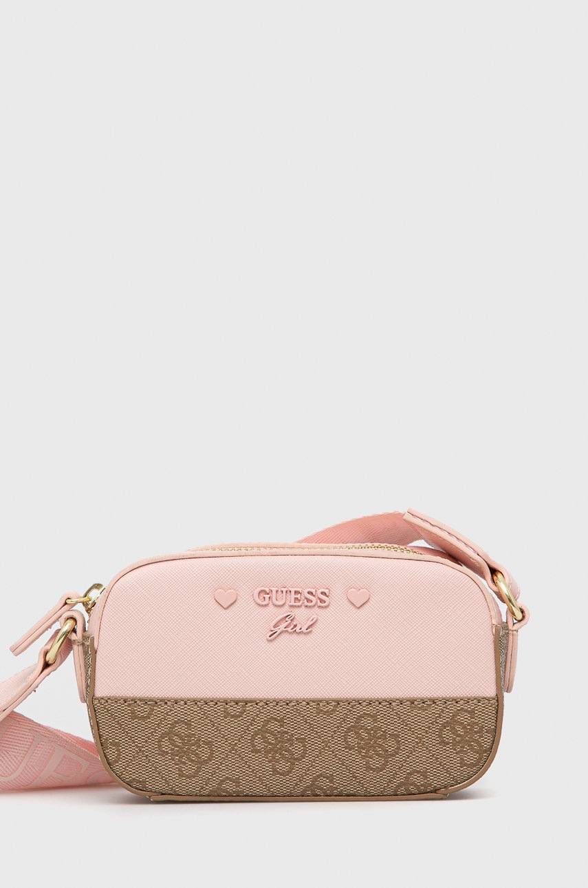 

Детска чанта Guess в розово, Розов
