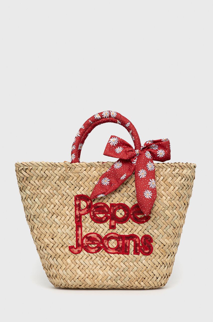 Pepe Jeans torebka dziecięca kolor czerwony