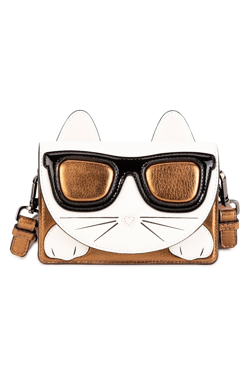 Karl lagerfeld poseta fete culoarea maro