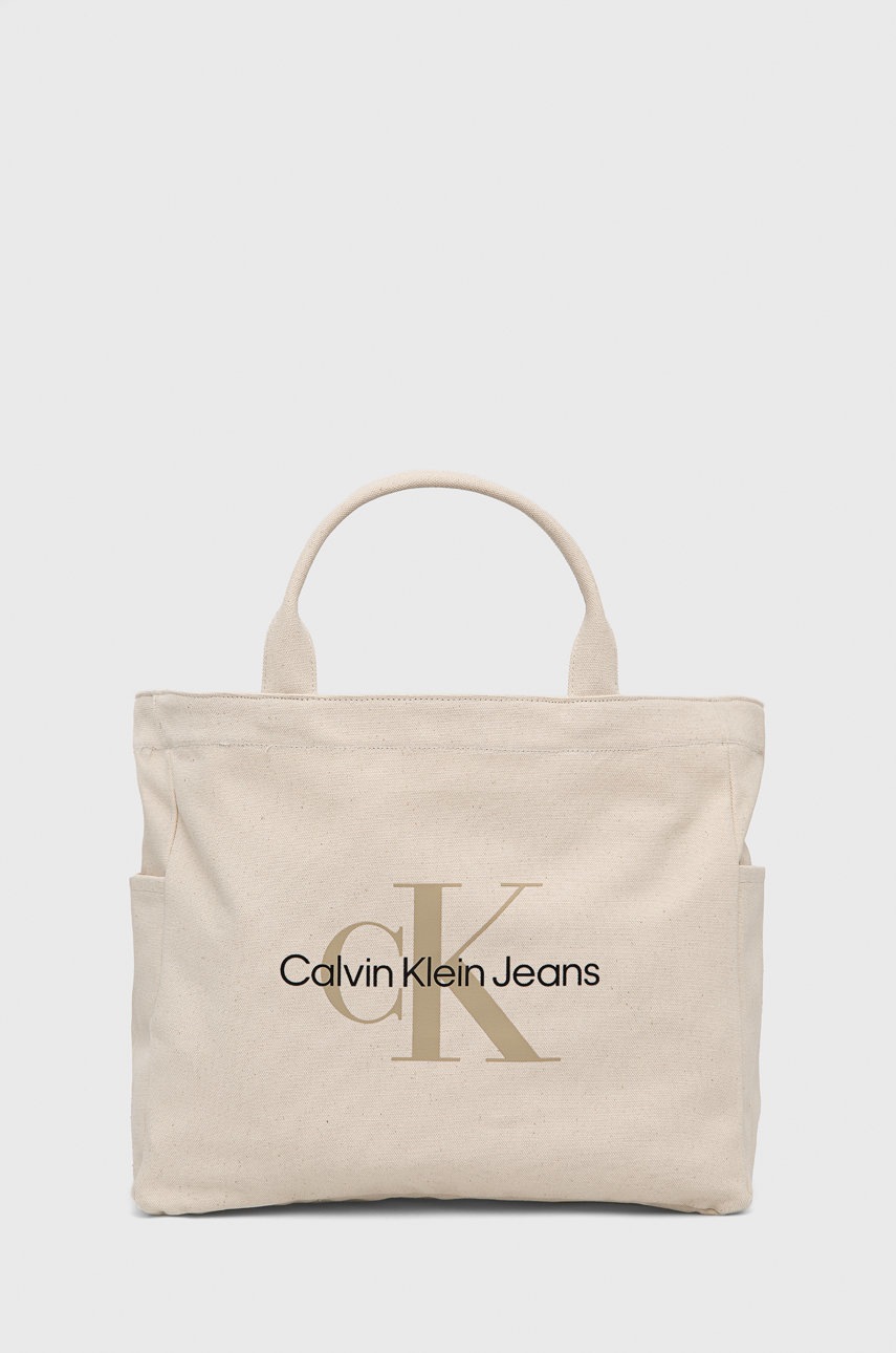 

Детска чанта Calvin Klein Jeans в бежово, Бежов