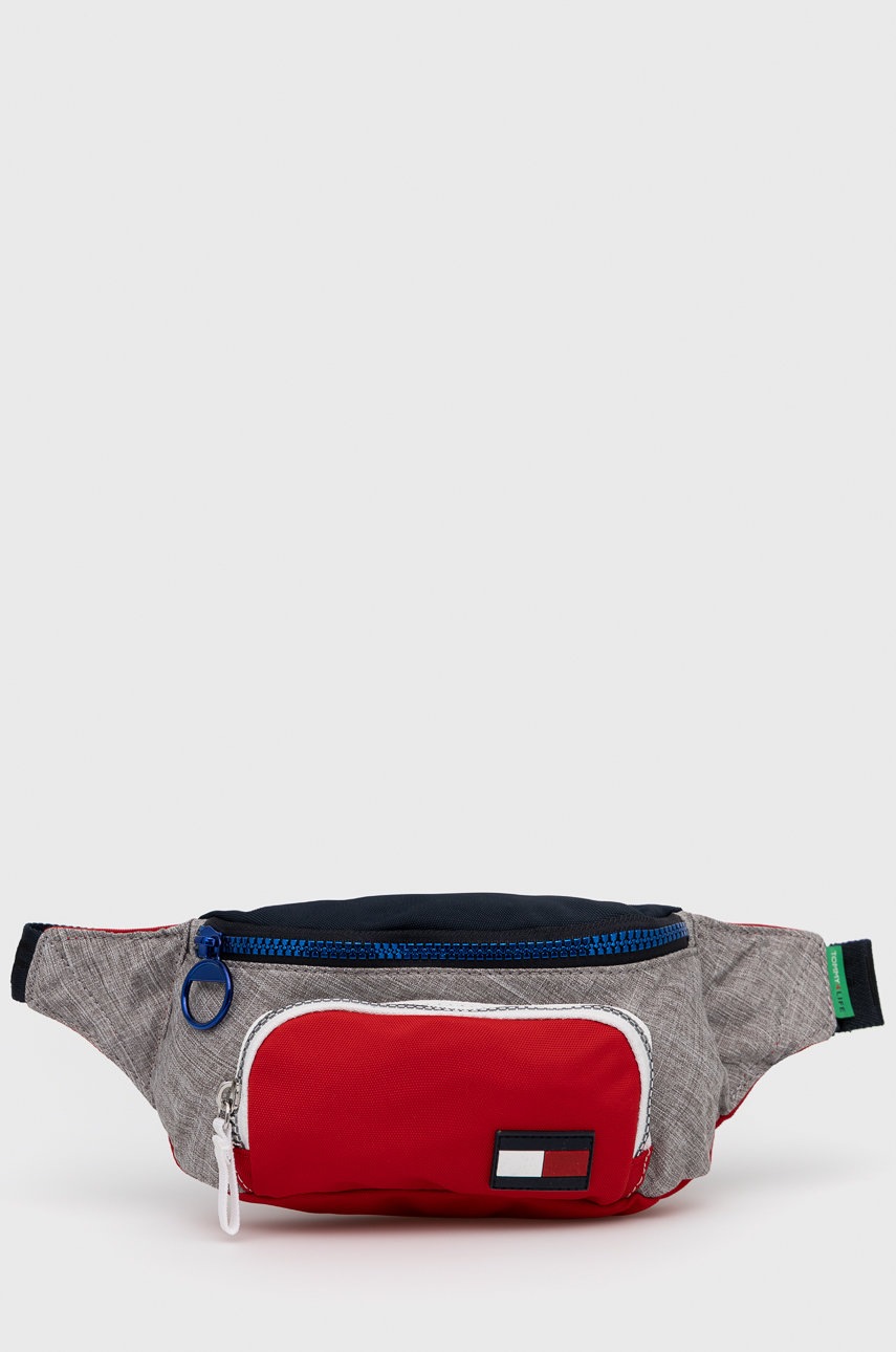 

Детска чанта за кръст Tommy Hilfiger в сиво, Сив