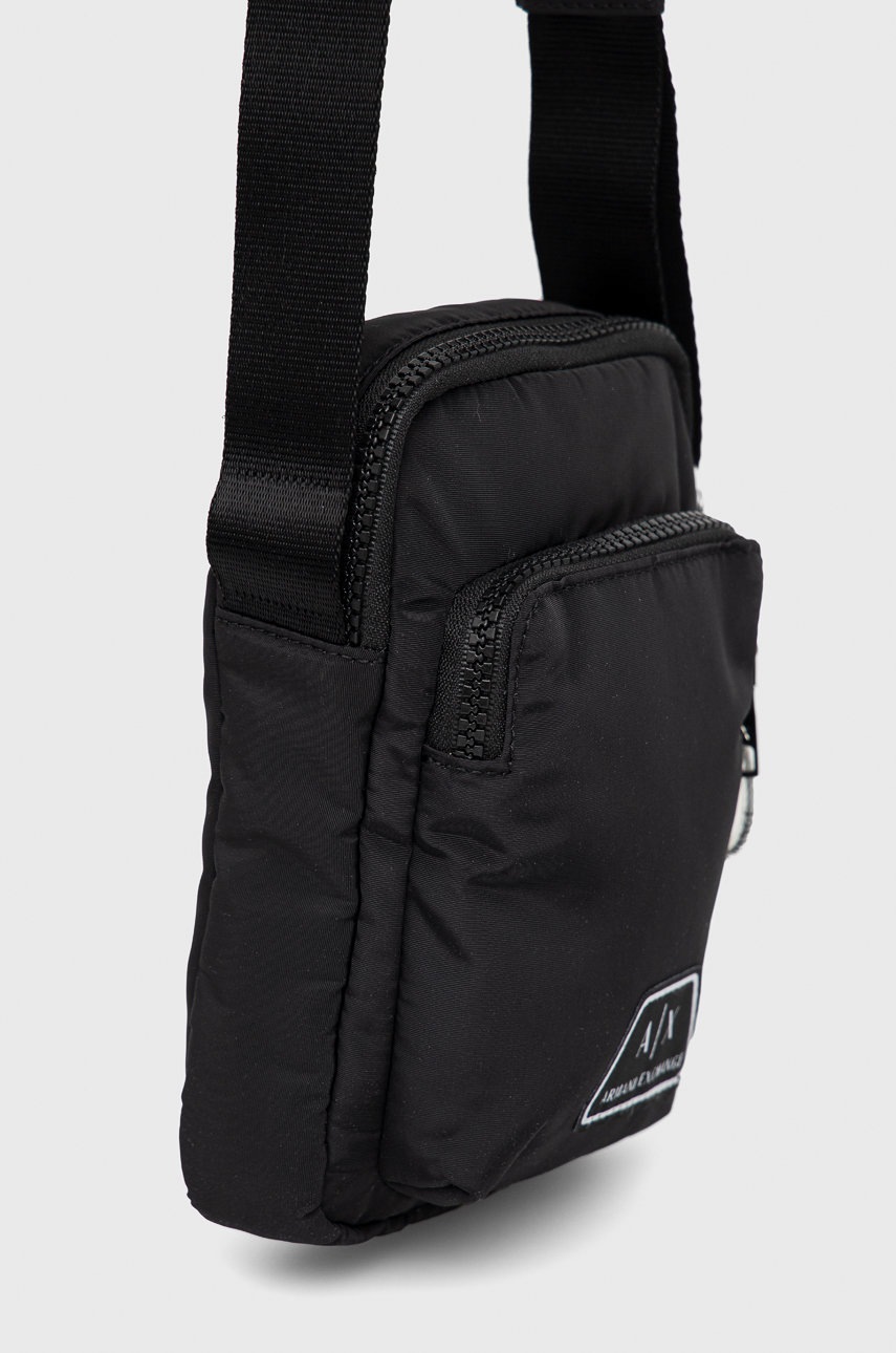 

Сумка Armani Exchange колір чорний