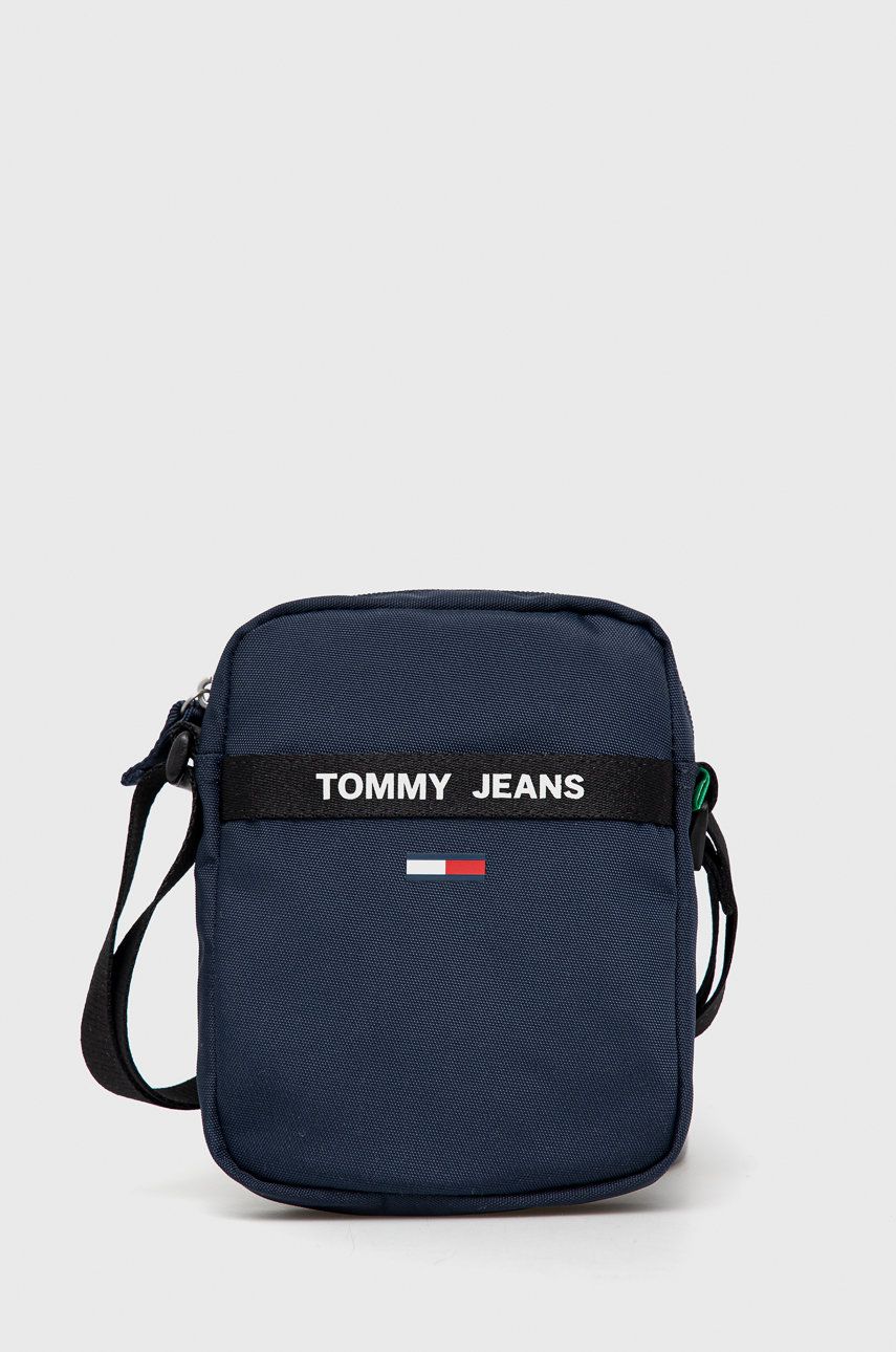 Tommy Jeans Borsetă culoarea albastru marin answear.ro