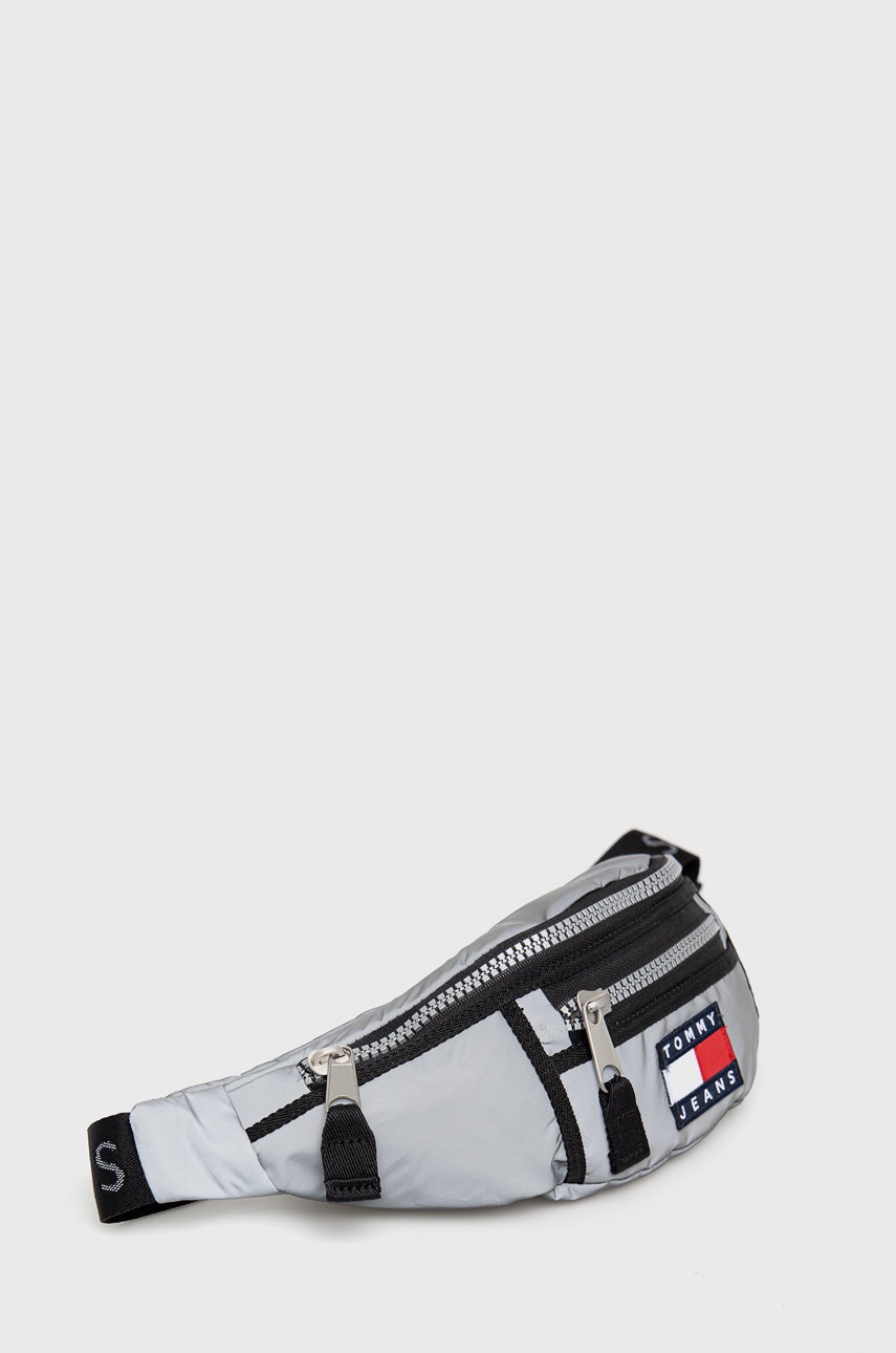 

Сумка на пояс Tommy Jeans цвет серый