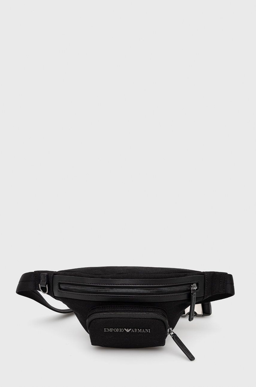 Emporio Armani borseta culoarea negru 2023 ❤️ Pret Super answear imagine noua 2022