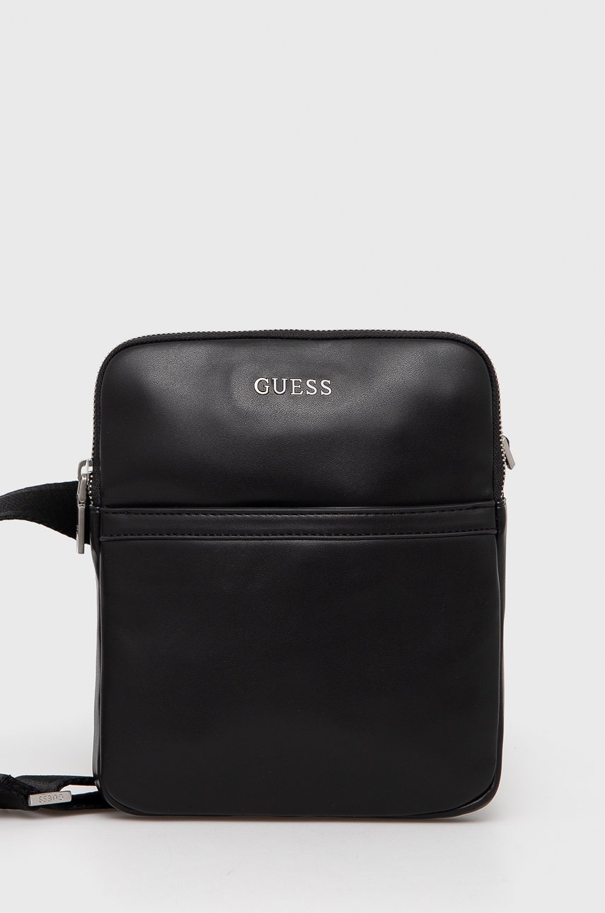 

Чанта през рамо Guess в черно, Черен
