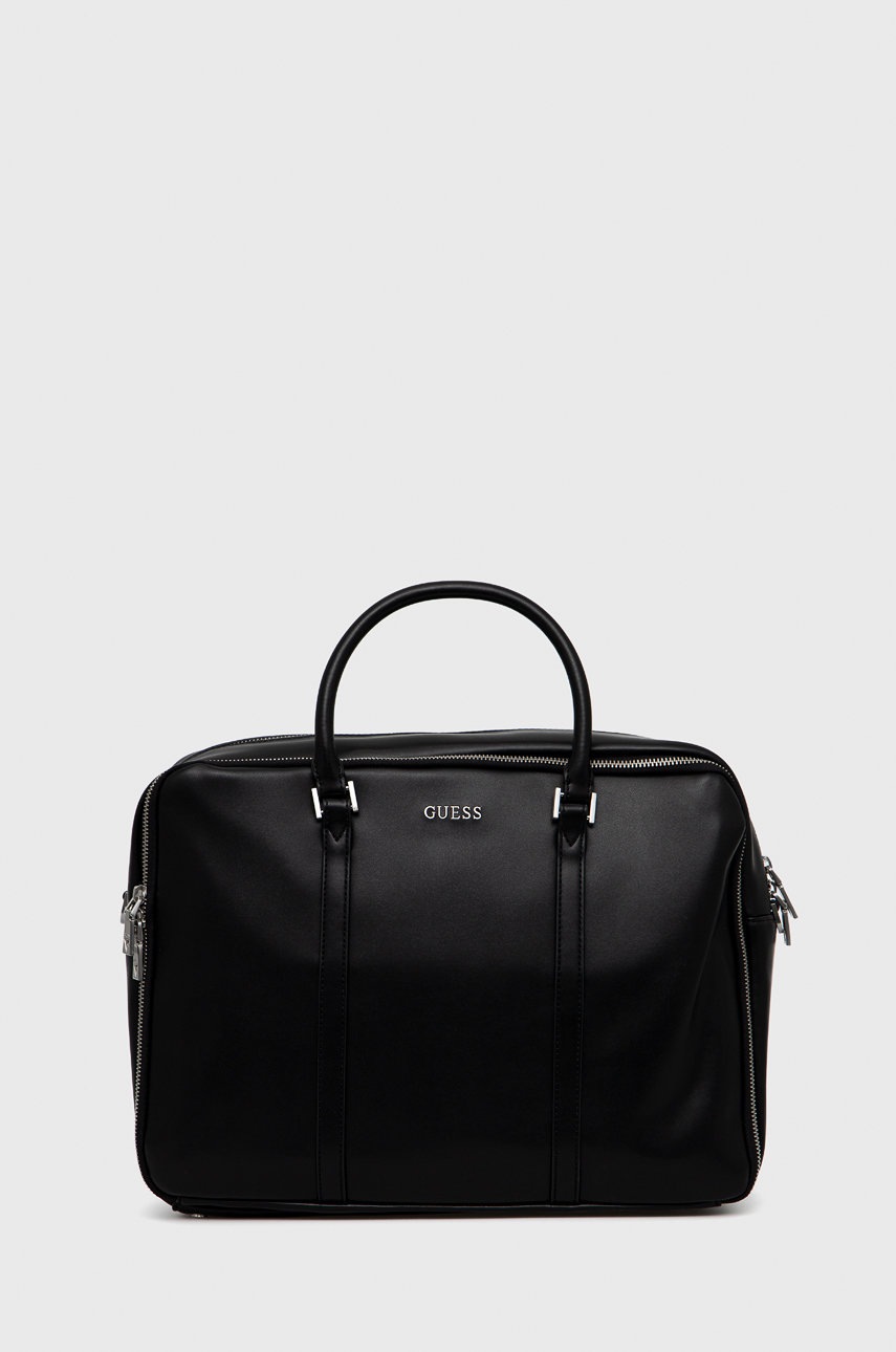 

Чанта Guess в черно, Черен