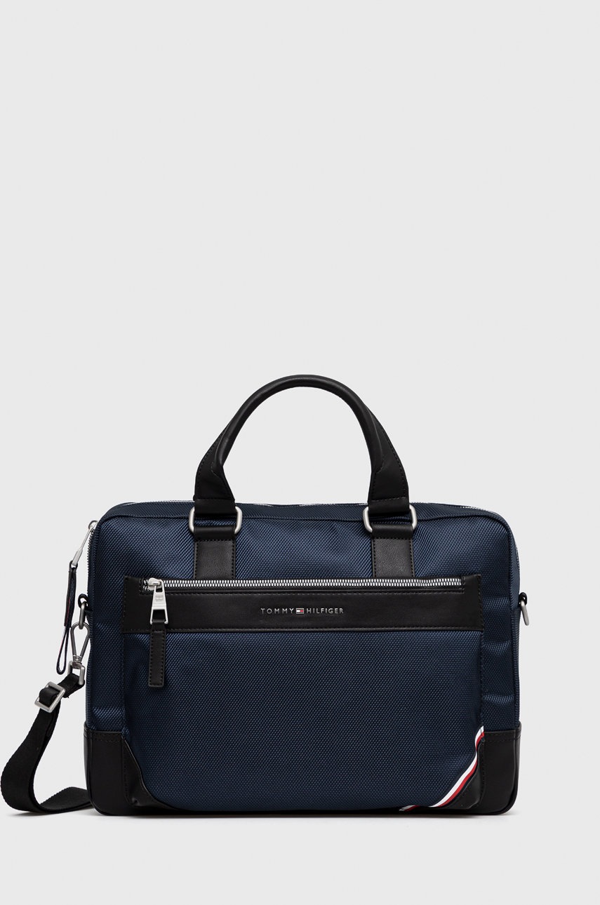 

Чанта Tommy Hilfiger 1985 в тъмносиньо, Тъмносин