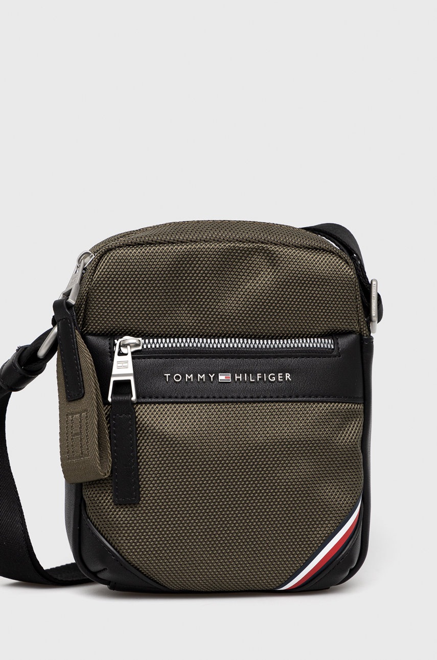 

Чанта през рамо Tommy Hilfiger 1985 в зелено, Зелен