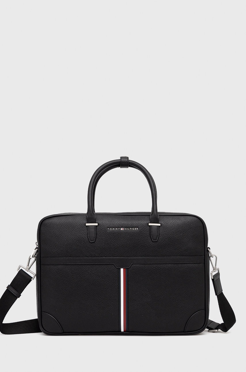 

Чанта Tommy Hilfiger в черно, Черен