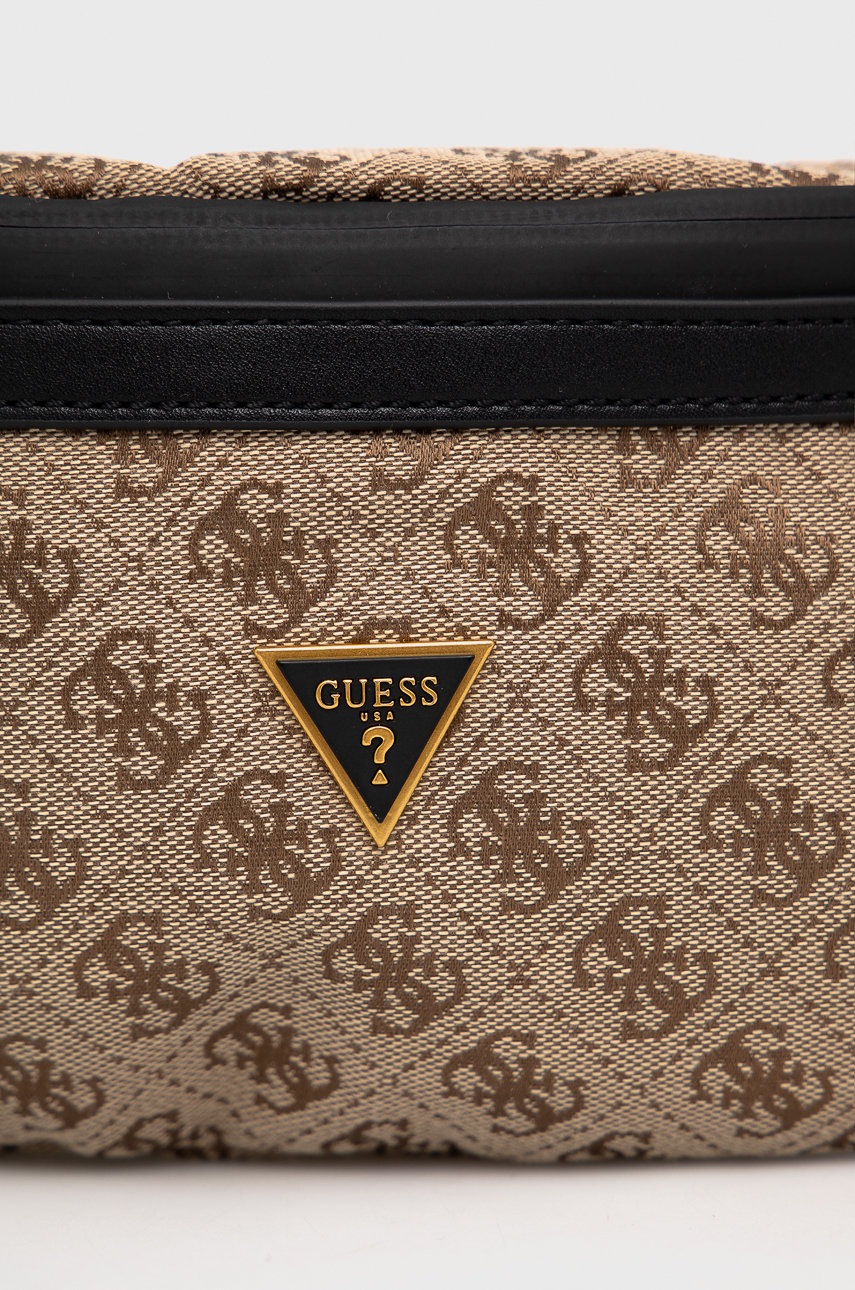 

Сумка на пояс Guess колір коричневий