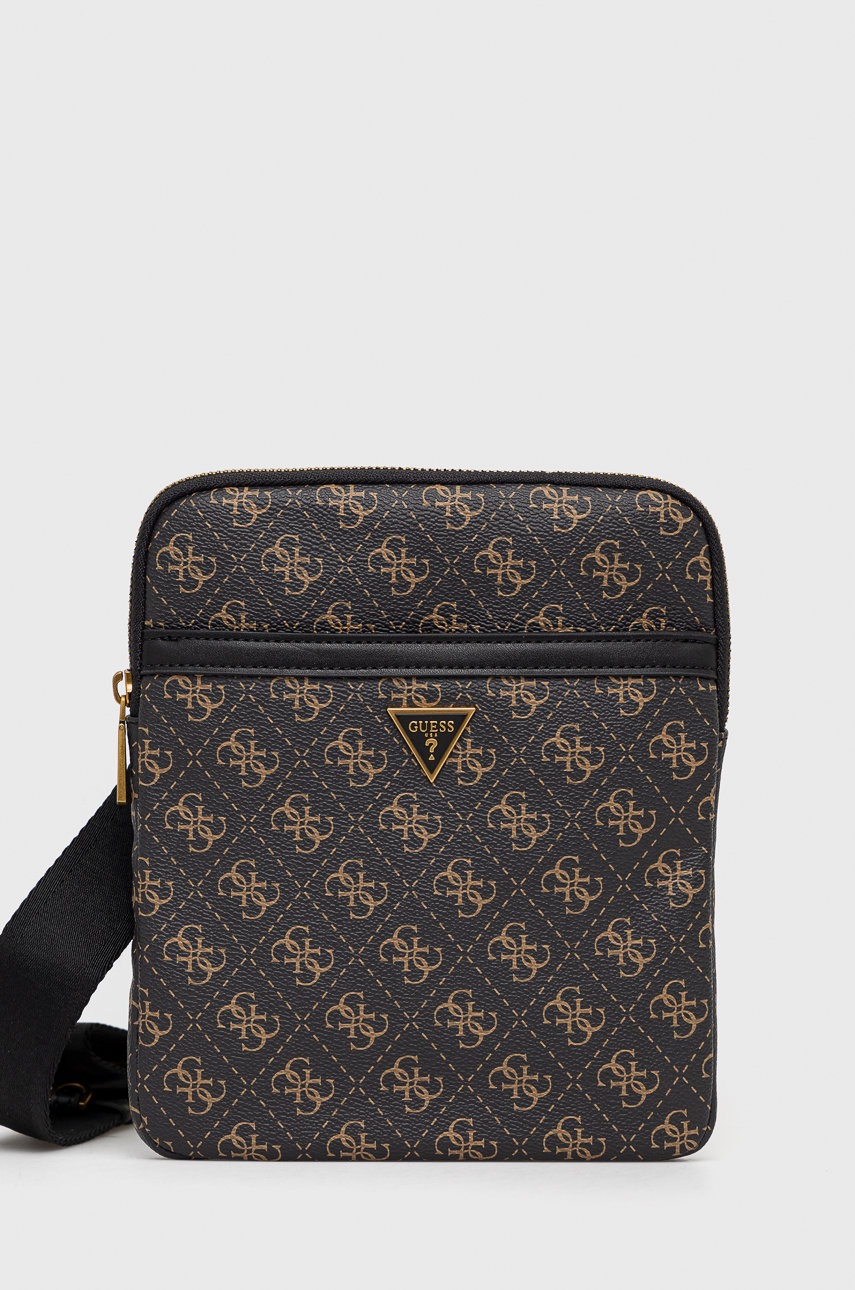 

Чанта през рамо Guess в кафяво, Кафяв