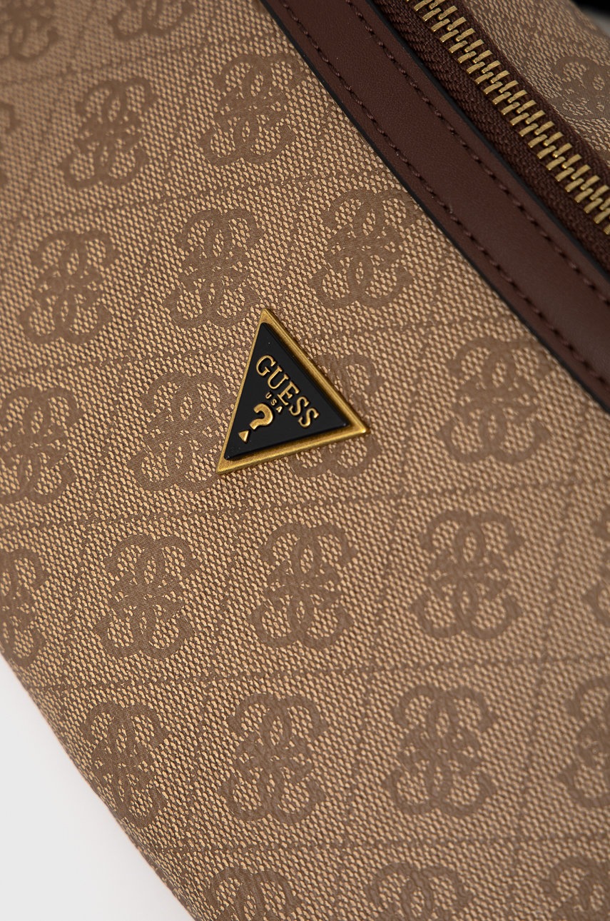

Сумка на пояс Guess цвет коричневый