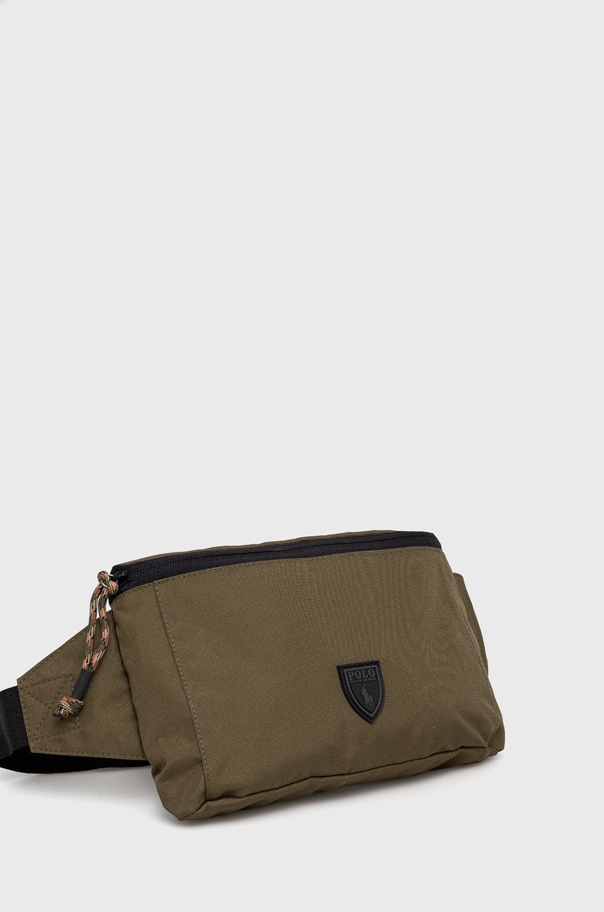 

Сумка на пояс Polo Ralph Lauren колір зелений