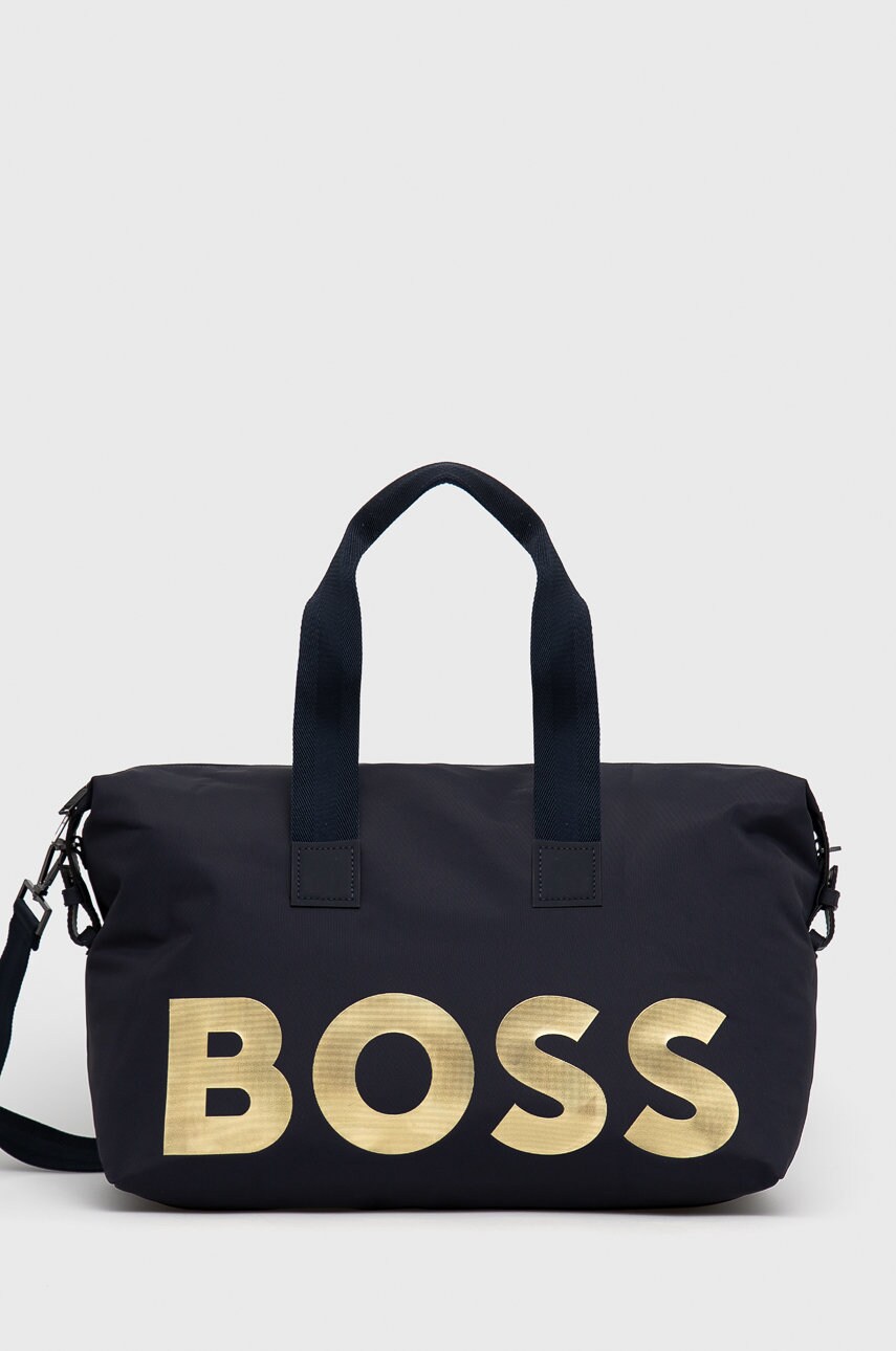 Boss geanta culoarea albastru marin