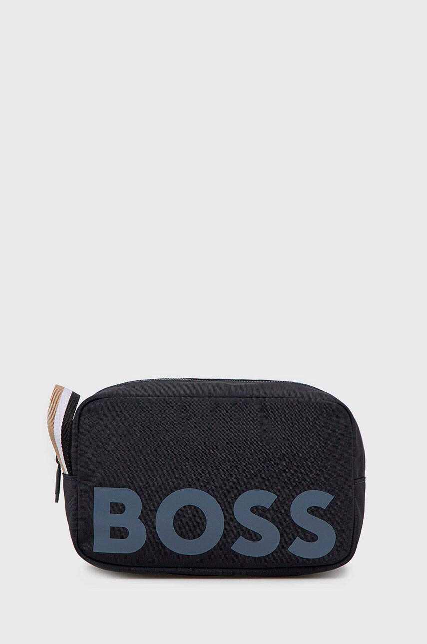 BOSS portfard culoarea albastru marin