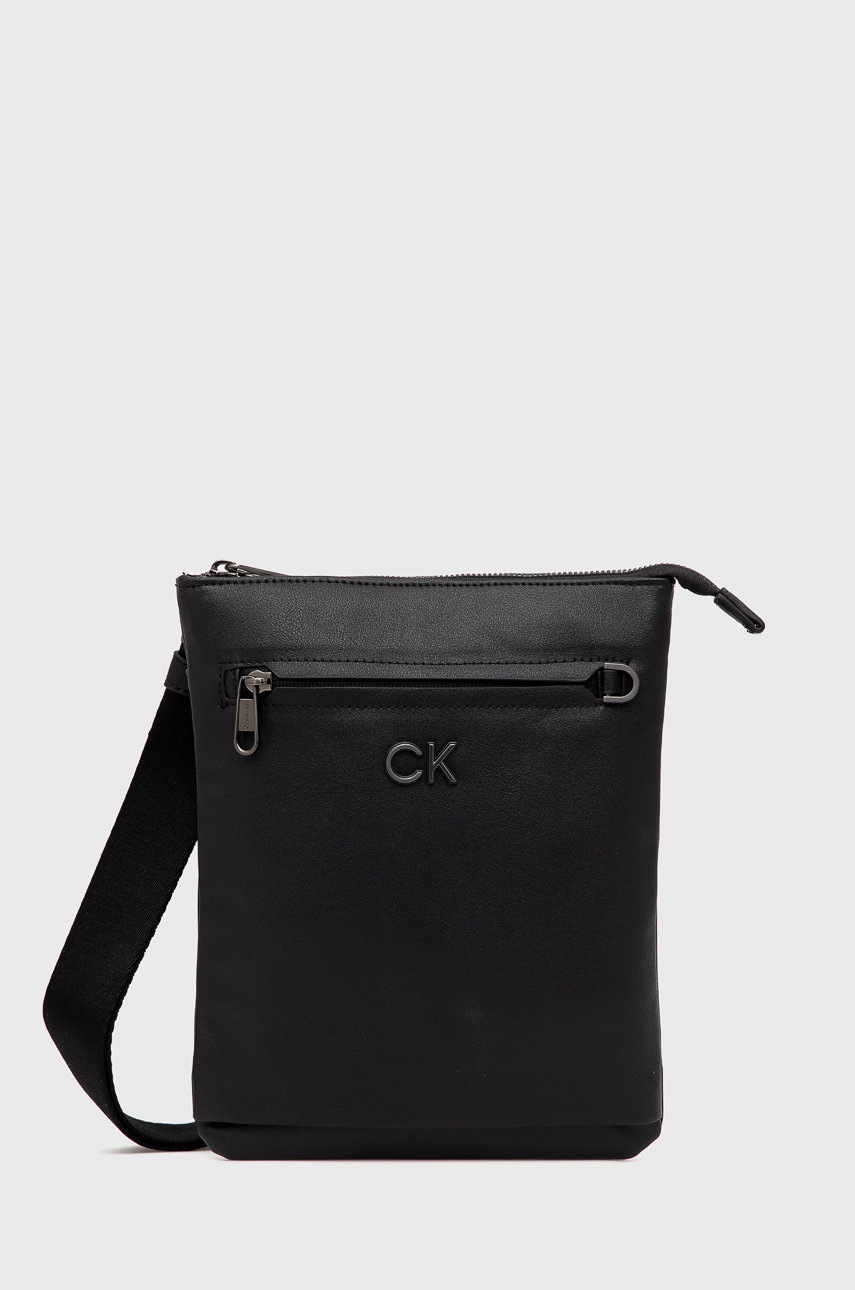 

Чанта през рамо Calvin Klein в черно, Черен
