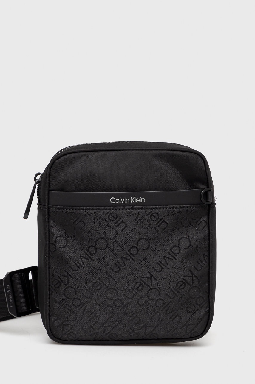 

Чанта през рамо Calvin Klein в черно, Черен