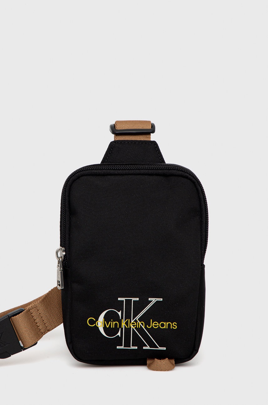 

Чанта през рамо Calvin Klein Jeans в черно, Черен