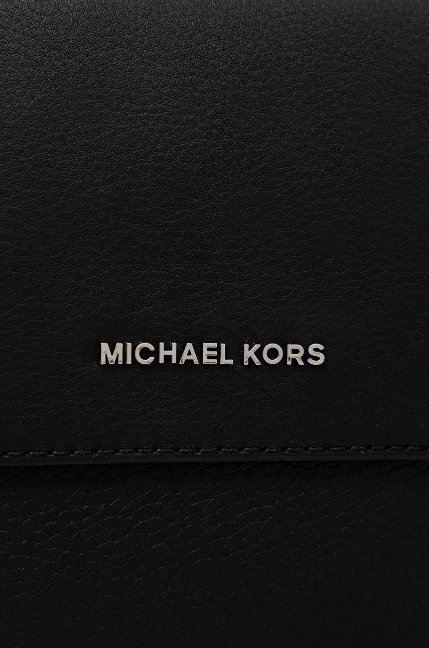 

Шкіряна сумка Michael Kors колір чорний