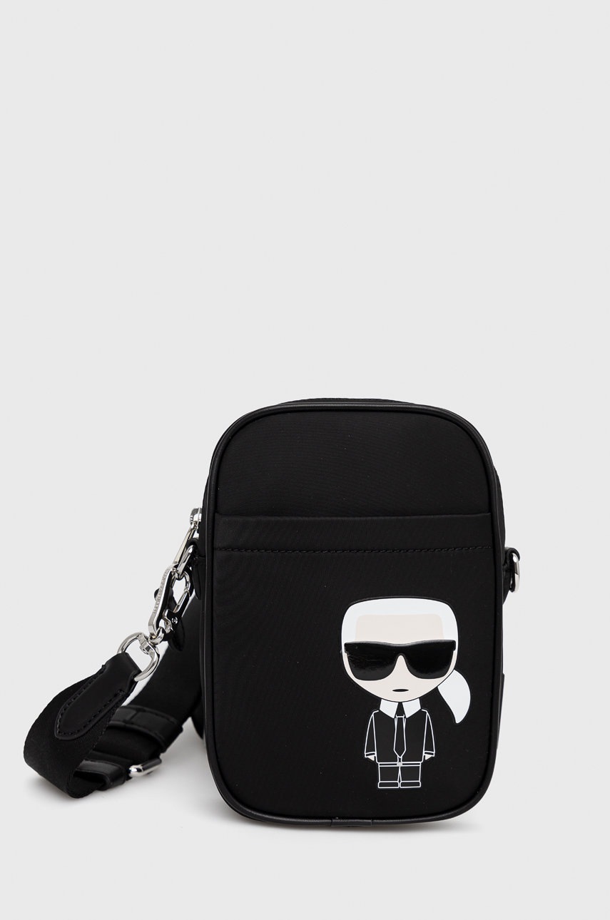 

Чанта през рамо Karl Lagerfeld в черно, Черен