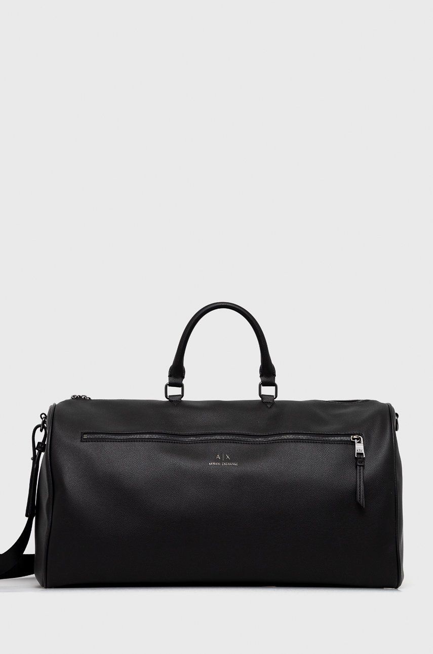 Armani Exchange geanta culoarea negru answear.ro