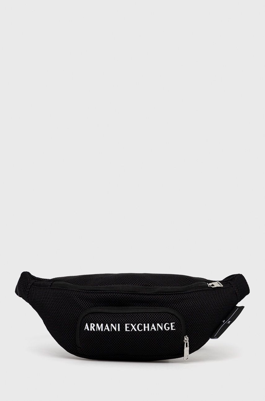 

Чанта за кръст Armani Exchange в черно, Черен