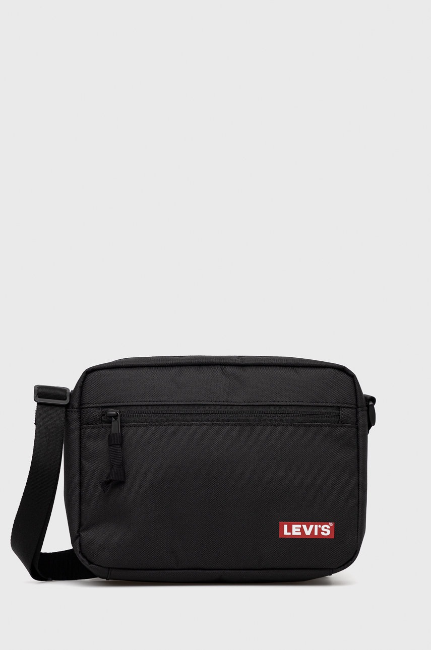 

Чанта през рамо Levi's в черно, Черен
