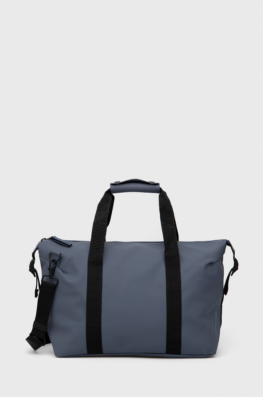Rains geanta 13190 weekend bag small culoarea violet