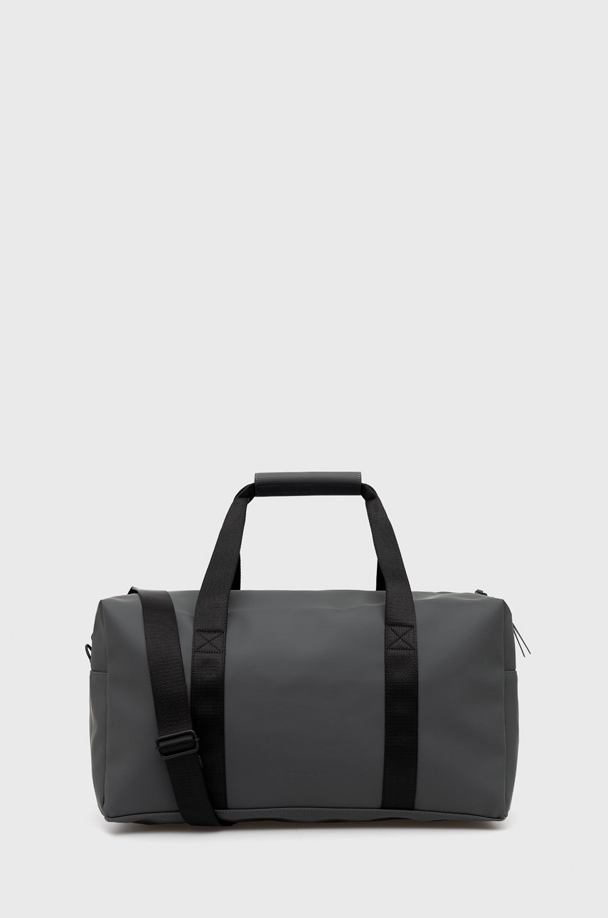 Rains geanta 13380 gym bag culoarea gri