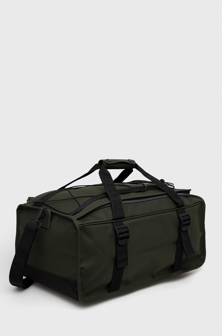 

Сумка Rains 13910 Mountanieer Duffel колір зелений