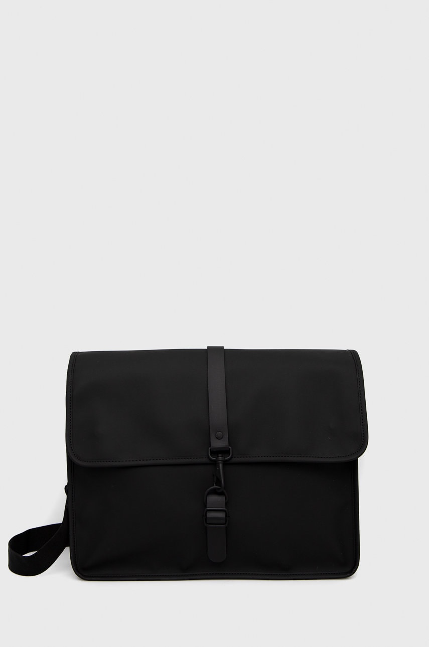 Rains geanta 13930 messenger bag culoarea negru