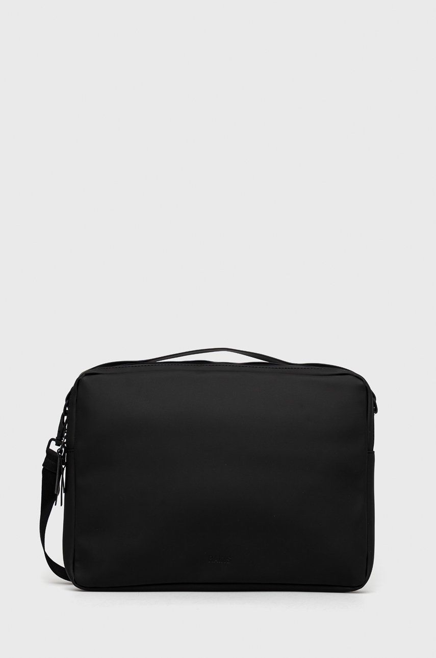 Rains geanta laptop 16790 Laptop Bag 15″ culoarea negru 15 imagine noua