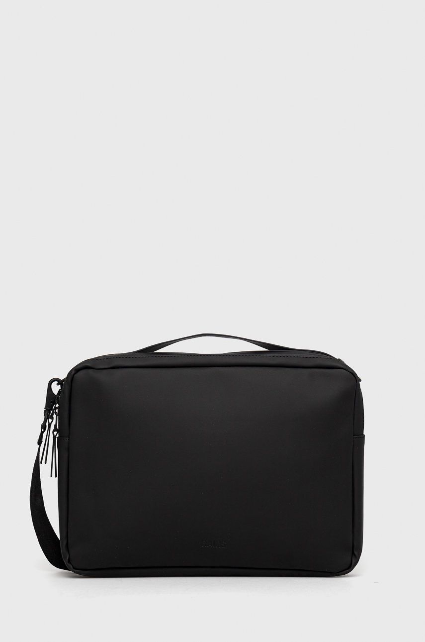 Rains geanta laptop 16800 Laptop Bag 13″ culoarea negru 2023 ❤️ Pret Super answear imagine noua 2022