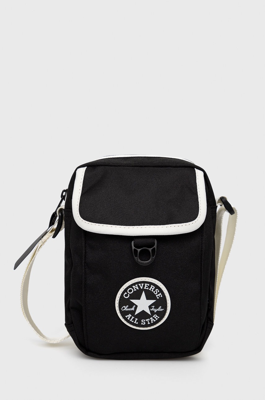 

Чанта през рамо Converse в черно, Черен