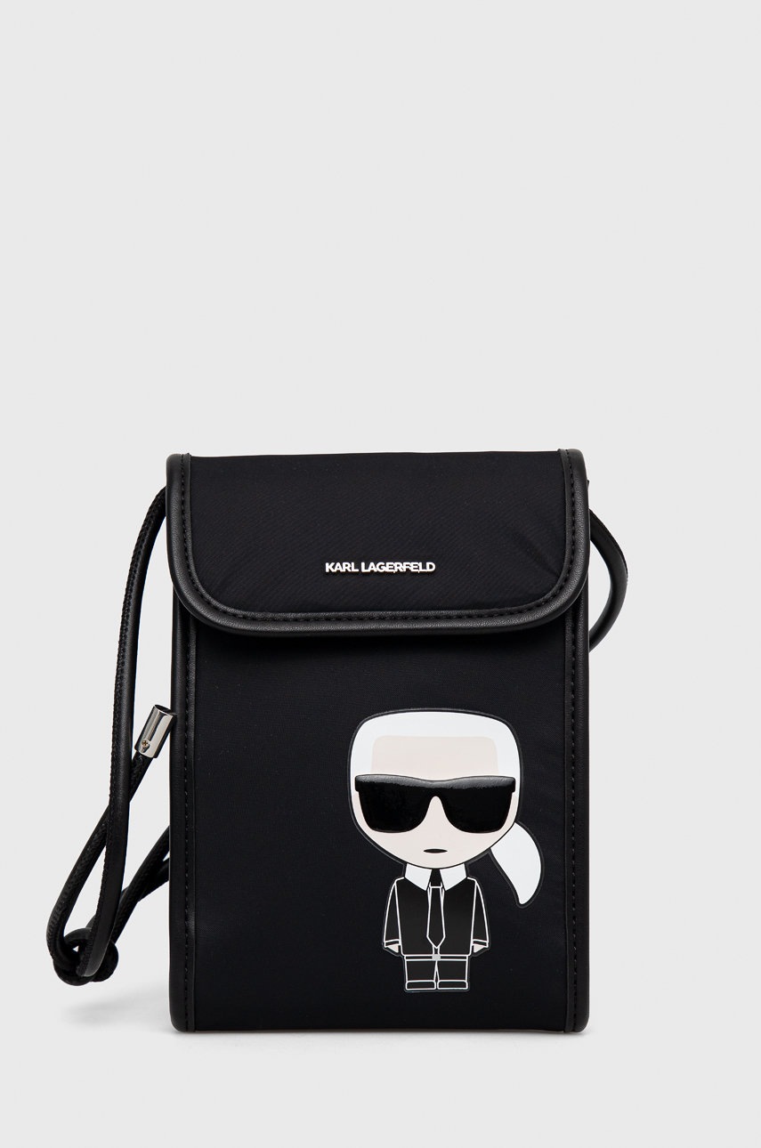 

Чанта Karl Lagerfeld в черно, Черен