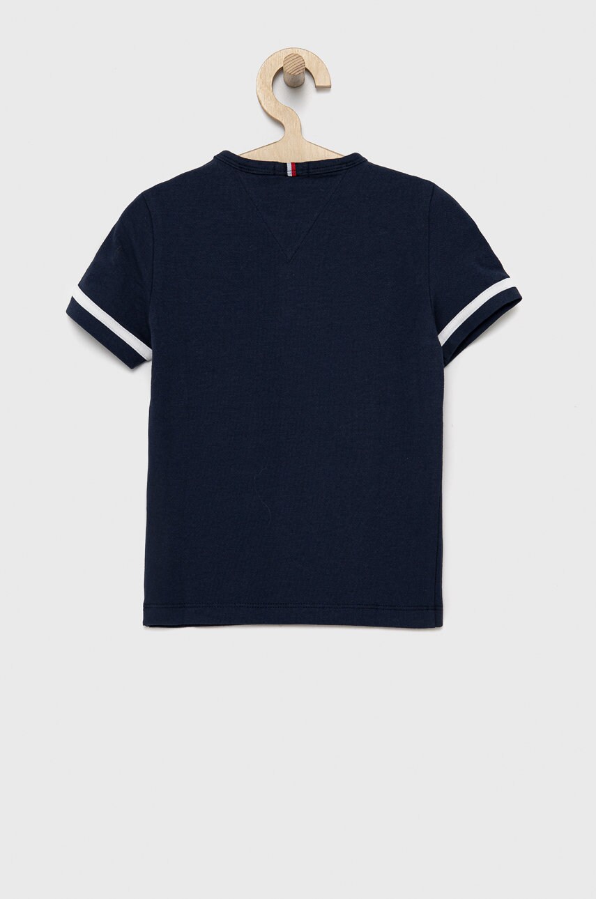 

Детская футболка Tommy Hilfiger цвет синий однотонный