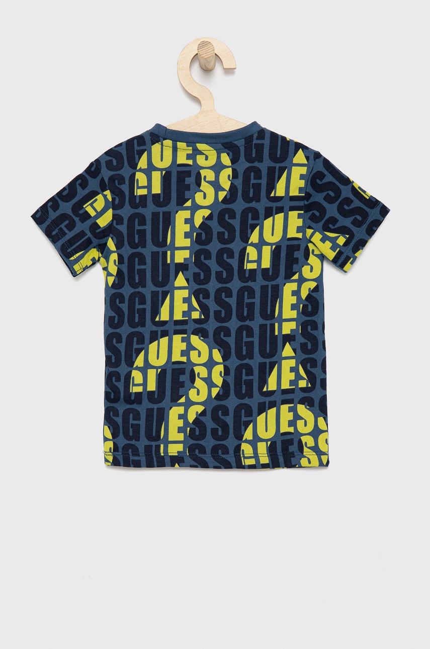 

Дитяча бавовняна футболка Guess візерунок