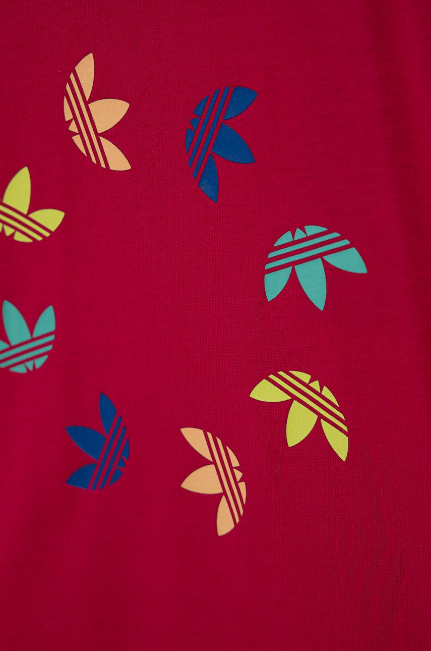 Adidas Originals Tricou Copii HE6837 Culoarea Roz, Cu Imprimeu
