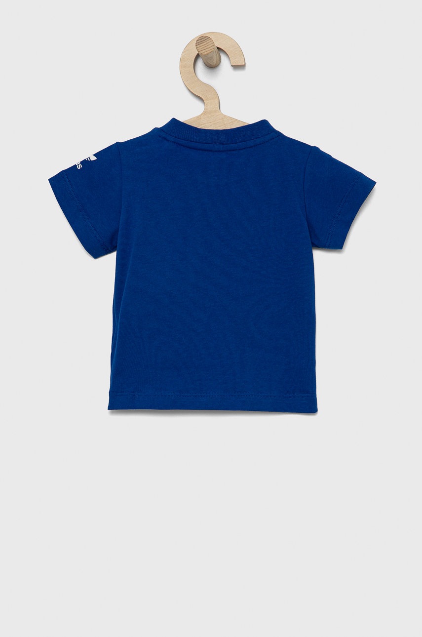 

Детская хлопковая футболка adidas Originals HE6847 гладкий