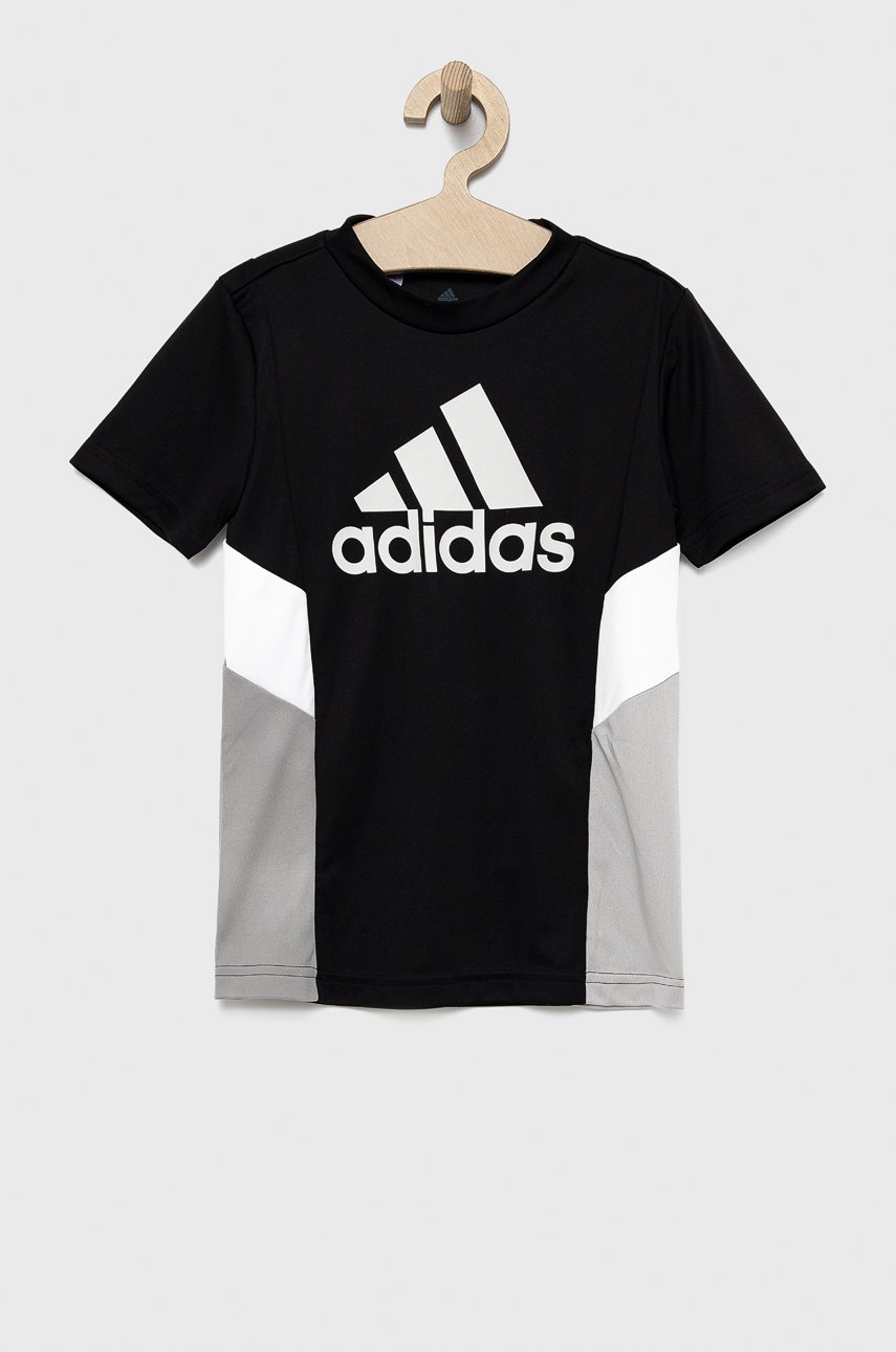 

Детска тениска adidas Performance HF1835 в черно с принт, Черен