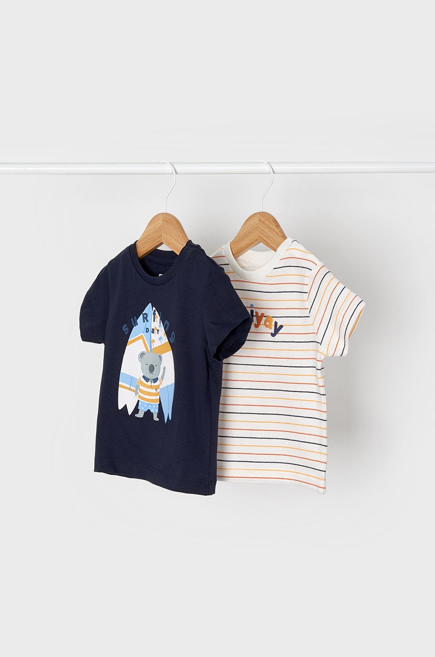 Mayoral tricou copii culoarea albastru marin, cu imprimeu