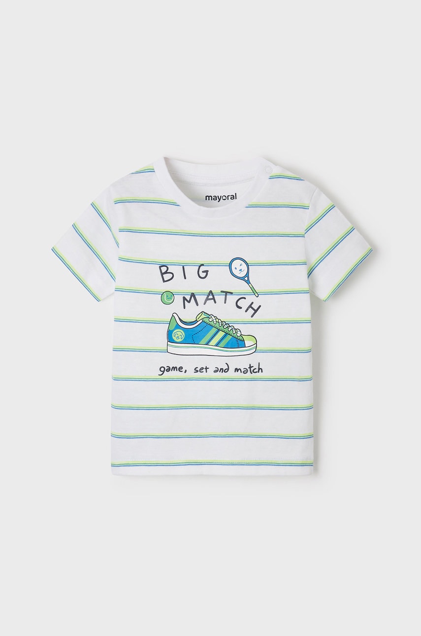 Mayoral tricou copii culoarea verde, modelator