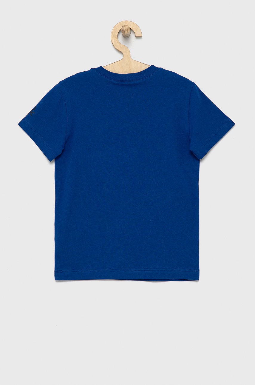 

Детская хлопковая футболка United Colors of Benetton гладкий