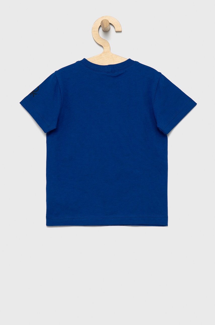 

Дитяча бавовняна футболка United Colors of Benetton гладкий