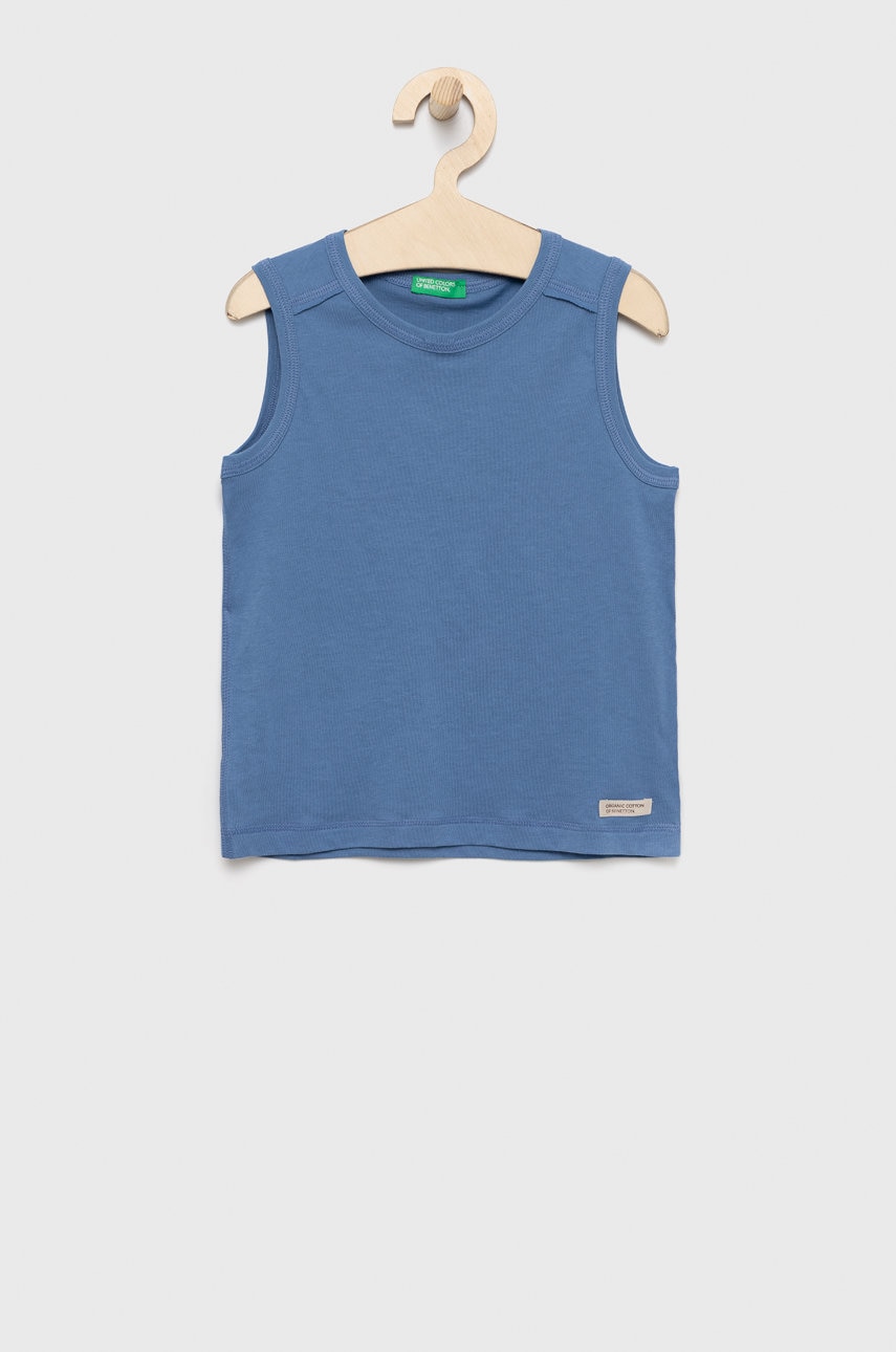 United Colors Of Benetton tricou din bumbac neted